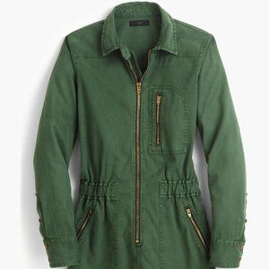 J crew utility Romper sz 10 NWT